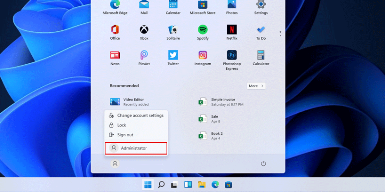 enable administrator account windows 10 via command prompt