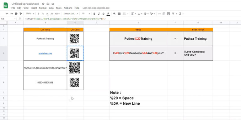 Create Qr Code In Google Sheets